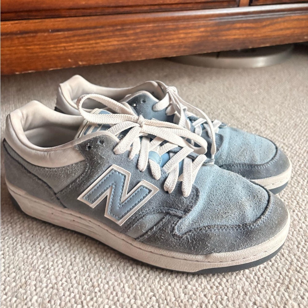 Light Blue Suede Women’s Sneakers - New Balance Style